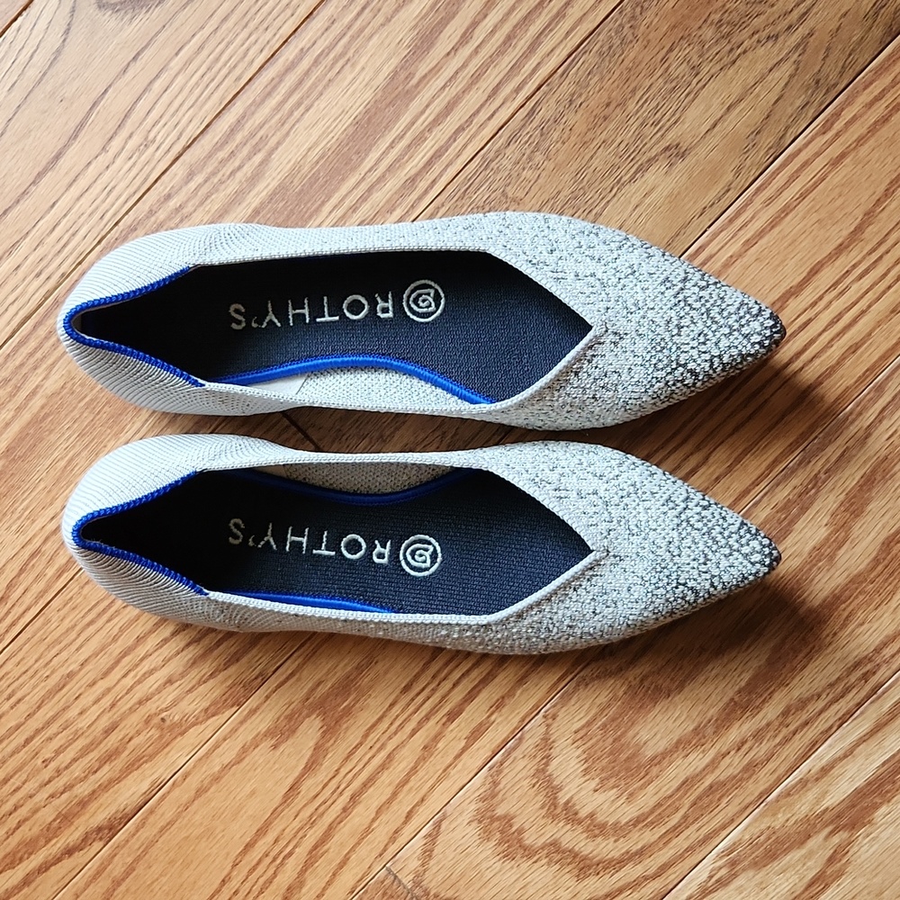 Rothys Metallic Pearl 7